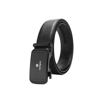 NAVIGARE Cow Leather Belts Men's Width 3.55cm