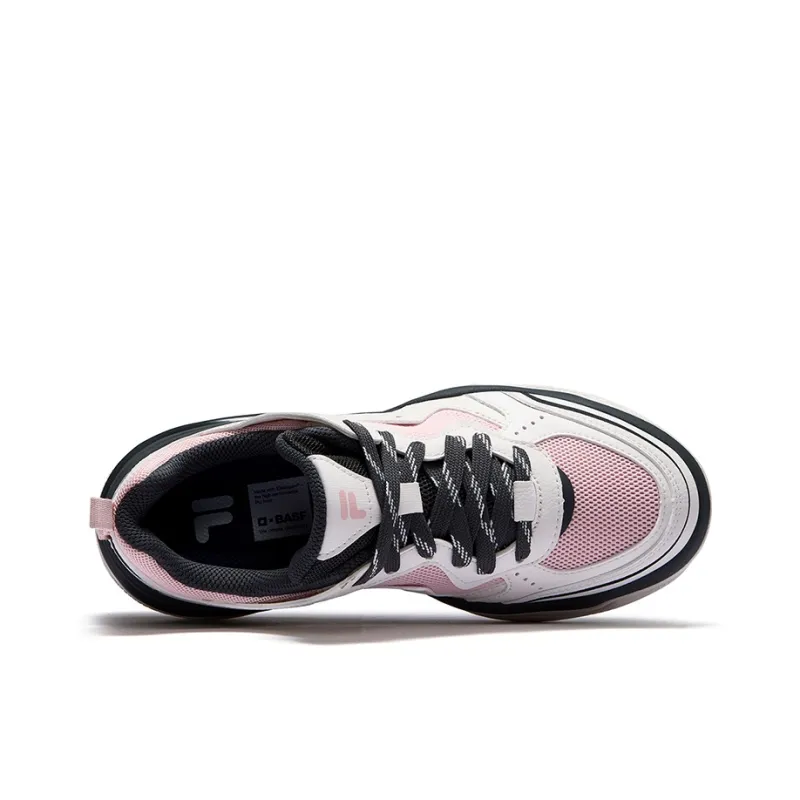 FILA FUSION KICK III Skateboarding Shoes Low Top Skateboard Shoes Women's Snow Floral Scent Pink-2