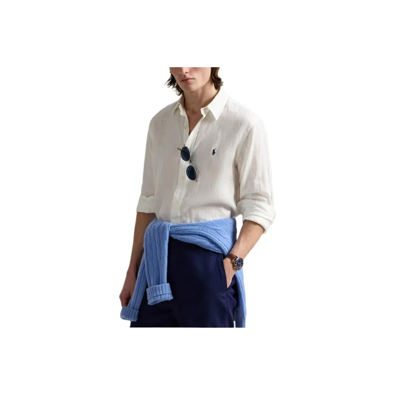 Polo Ralph Lauren Shirt Classic Version Men's White-2