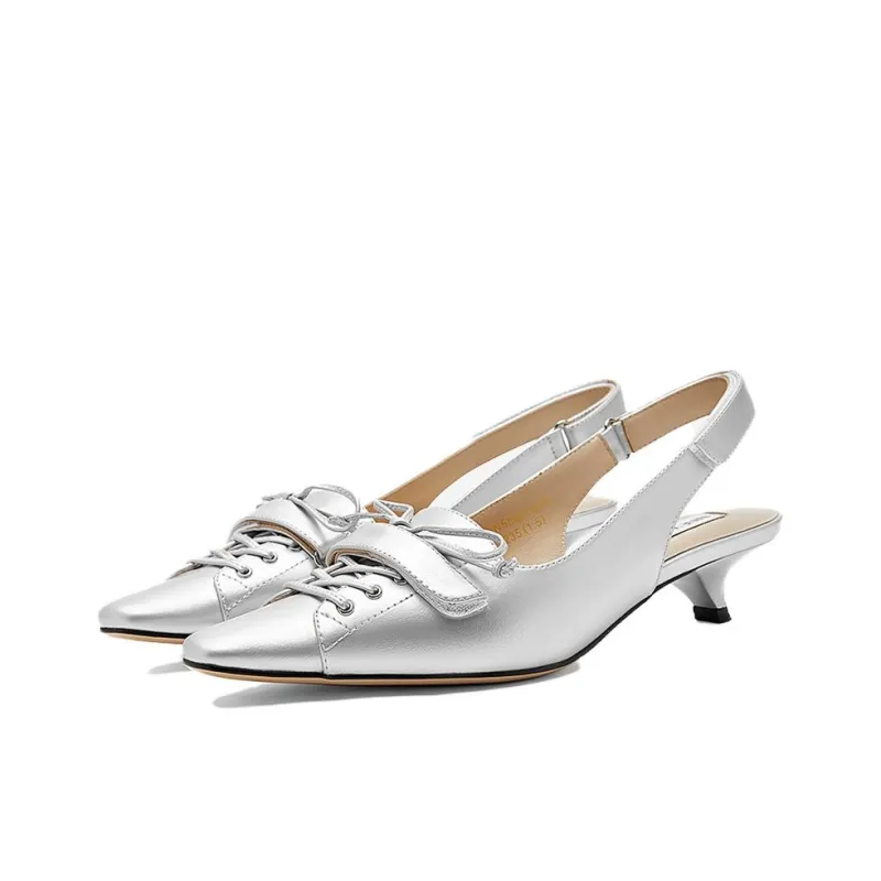 NINE WEST Cone Heel High Heels 4.3cm Women's-7