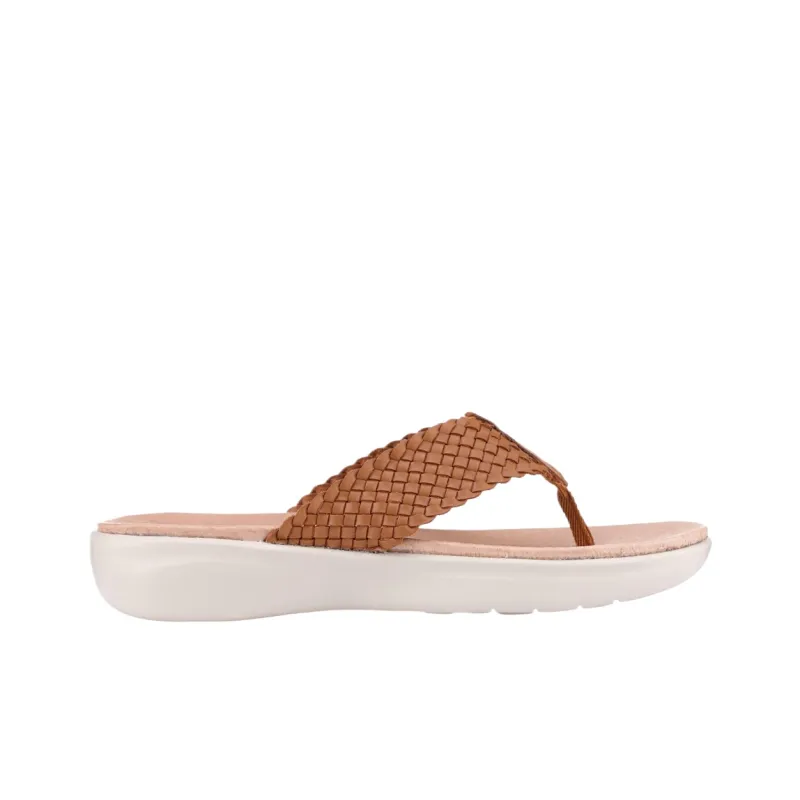 Skechers Quiet Flip Flops Women's Brown-1