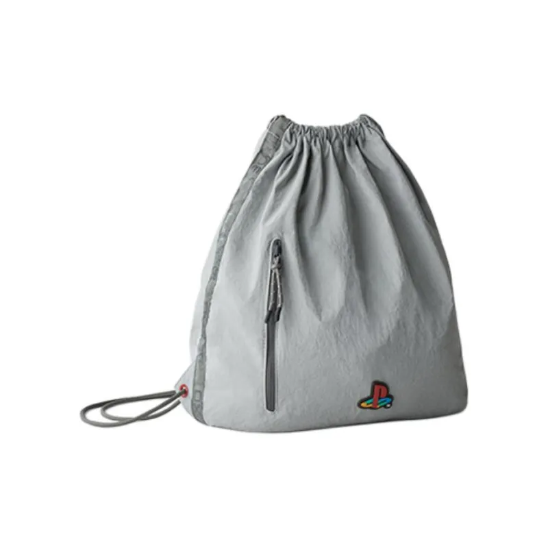 ZARA PLAYSTATION Collaboration Polyamide Backpack Kids' Gray-4