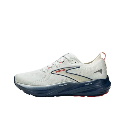 Brooks Glycerin 22 Anti Slip Wear Resistant Low Top Casual futuro Shoes Men's Gray Blue