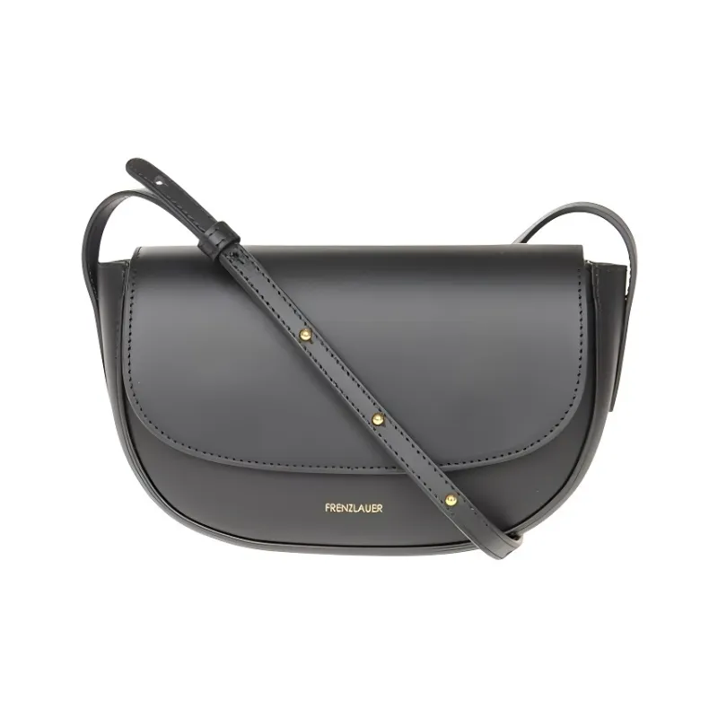 FRENZLAUER Cow Leather Shoulder Bag Regular Women's Black-0