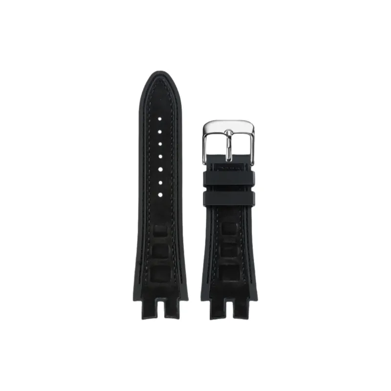 Craftsman Roger Dubuis Compatibility Watch Band Cow Leather, Silicone Material-4