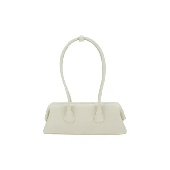 OSOI Cow Leather Shoulder Bag Women's White