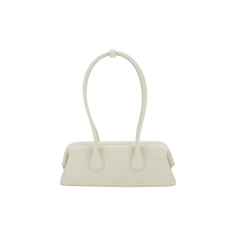 OSOI Cow Leather Shoulder Bag Women's White-0