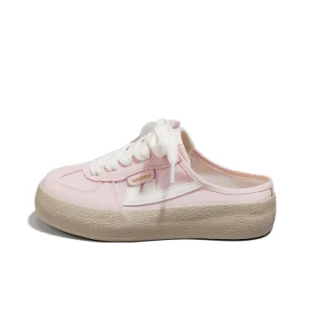Warrior Low Top Canvas Shoes Women's Pink/Beige