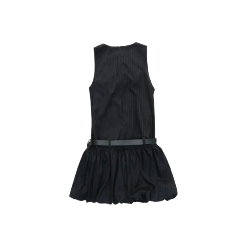 ZXZA Sleeveless Dresses Women's Navy Blue-1