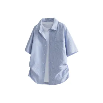 BOTH PLAY Shirts Unisex Blue