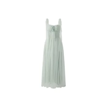 Manekniv Slip Dresses Women's Green
