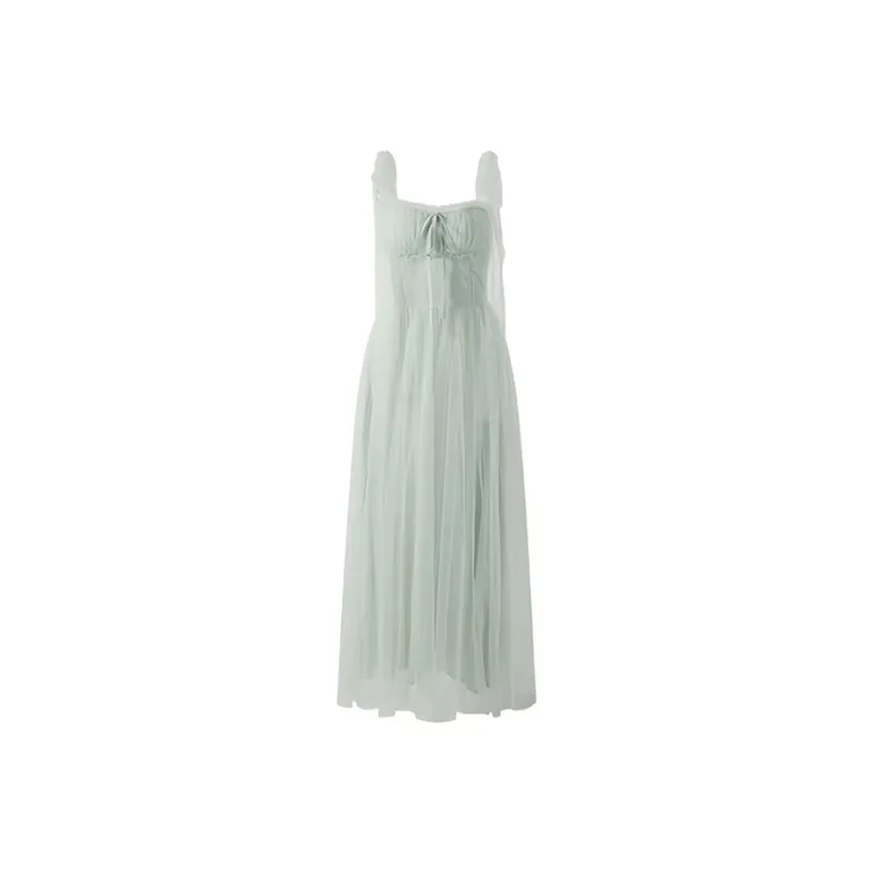 Manekniv Slip Dresses Women's Green-0
