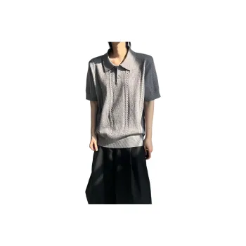GY.VG Polo Shirts Unisex Gray