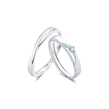 KUMET Sterling Silver Rings Unisex