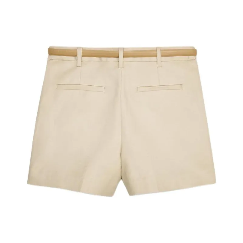 ZARA Casual Shorts Women's Light Camel-1