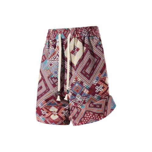 IN'S Casual Shorts Unisex Red