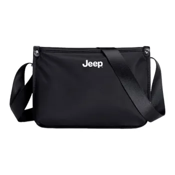 Jeep Oxford Shoulder Bag Men's Black