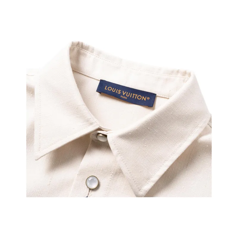 LOUIS VUITTON Silk Blend Short Sleeved Shirt-2