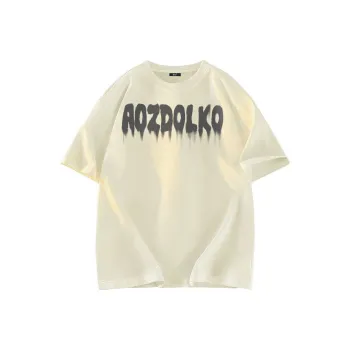 A02 T-Shirts Unisex Light Beige Apricot