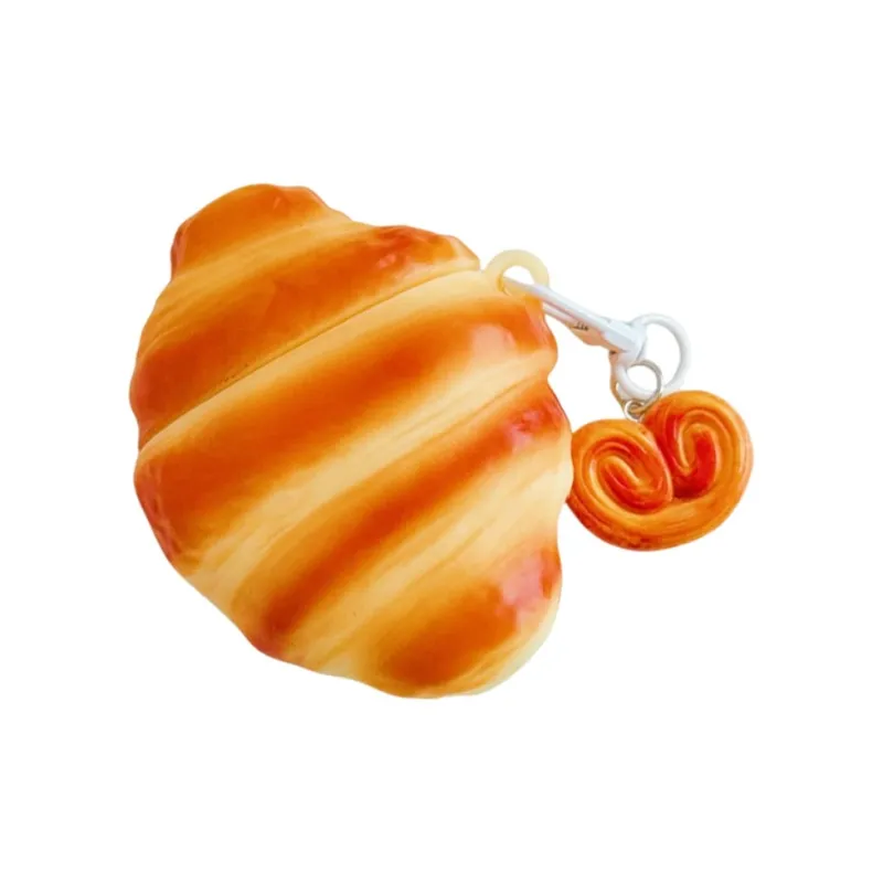 Baohuguang Compatibility Apple AirPods 4/3/1/2/Pro/Pro 2 TPU Fashion Minimalist Style Croissant Bag Phone Cases-2