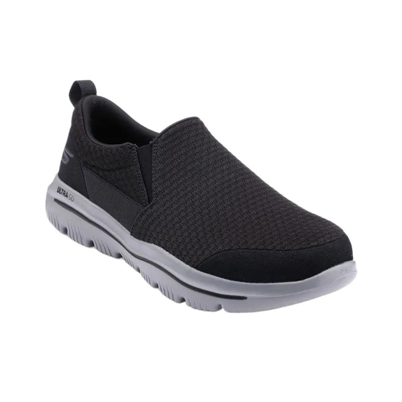 Skechers Go Walk Evolution Ultra Low Top Casual Shoes Men's Black-2