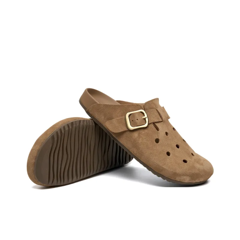 C°BANNER Closed Toe Slippers Men's Beige Yellow-4