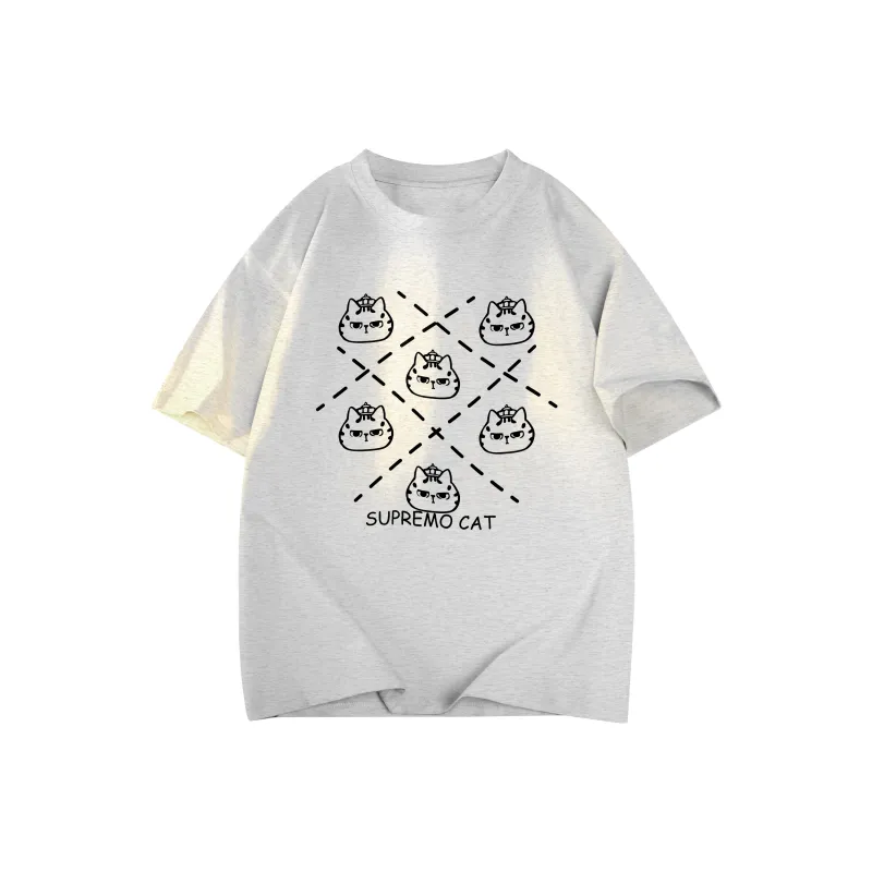 Supremo Cat T Shirts Unisex-14