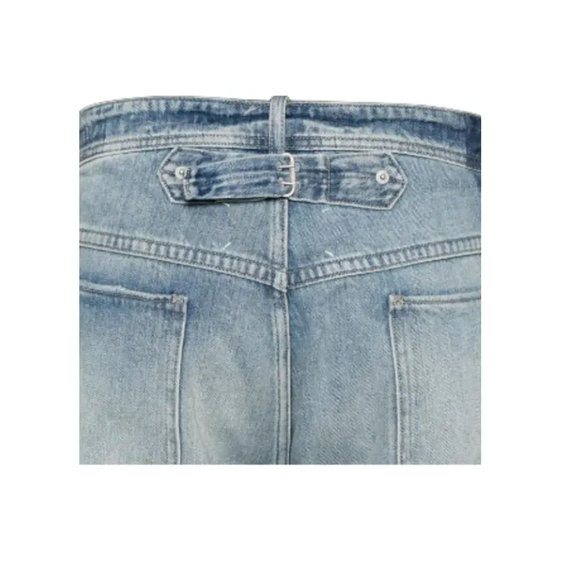 Maison Margiela Denim Cut Off Shorts-4