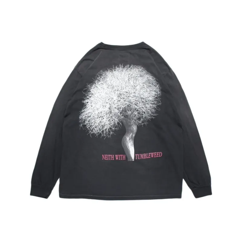 Bowwow SS25 【BOW WOW / HERB RITTS COLLECTION】NEITH WITH TUMBLEWEED LS T Shirt Unisex-1