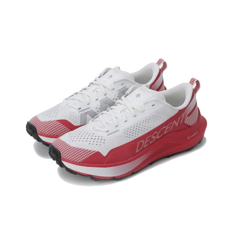 DESCENTE Somat Anti Slip Wear Resistant Low Top Running Shoes Unisex Red-1