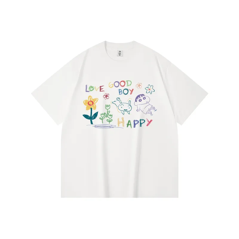 Crayon Shinchan Short Sleeved T Shirt Unisex-0