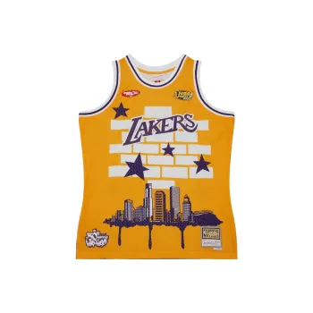 Mitchell & Ness x NBA Tats Cru Basketball Jersey Men's Yellow