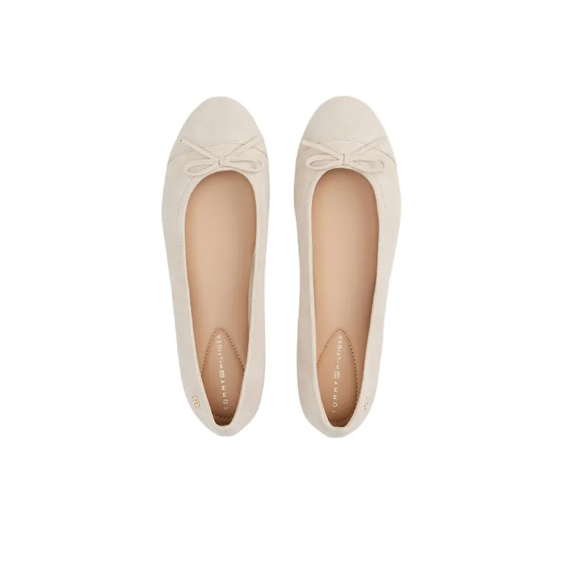 Tommy Hilfiger TH Monogram Casual Single Shoes Women's Beige-3