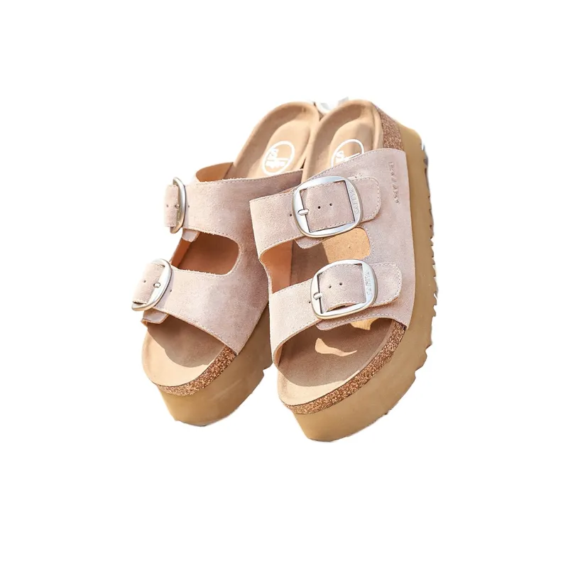 Safiya Quiet Slide Slippers Women's Apricot-1