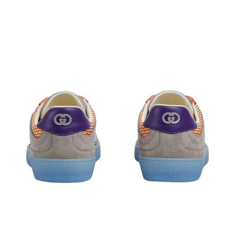 GUCCI G75 Low Top Skateboard Shoes Men's Orange-4