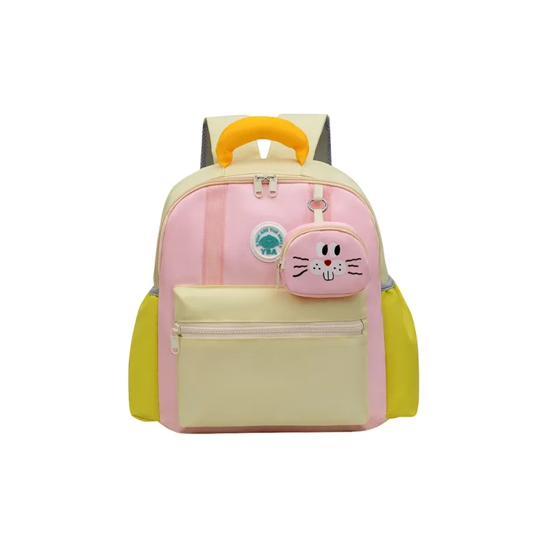 Juju Jimmy Nylon Backpack Regular Women's Pink/Green/Blue-0