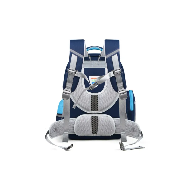 EDISON Repellent Oxford Cloth Backpack Student Backpack Kids' Royal Blue/Sky Blue/Pink/Purple-7