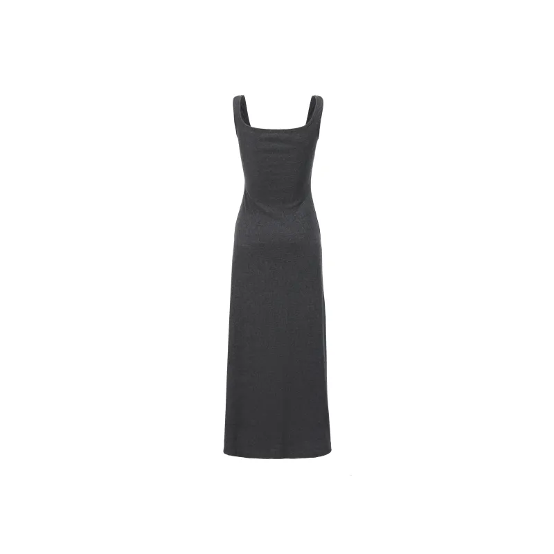 EFCR Slip Dresses Women's Dark Gray-1