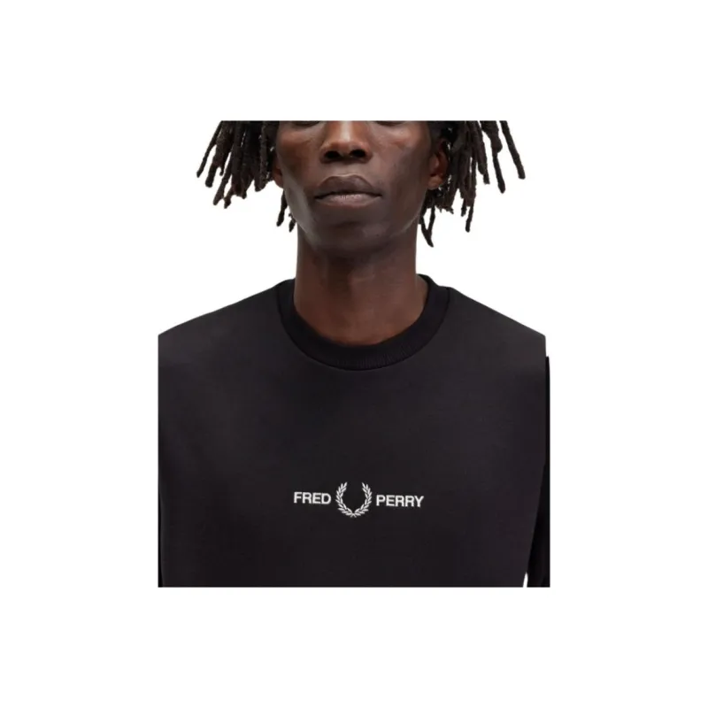 FRED PERRY Sweatshirt Men's Black-4