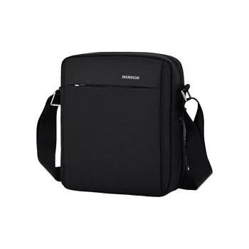 Warrior Polyester Shoulder Bag Men's Black