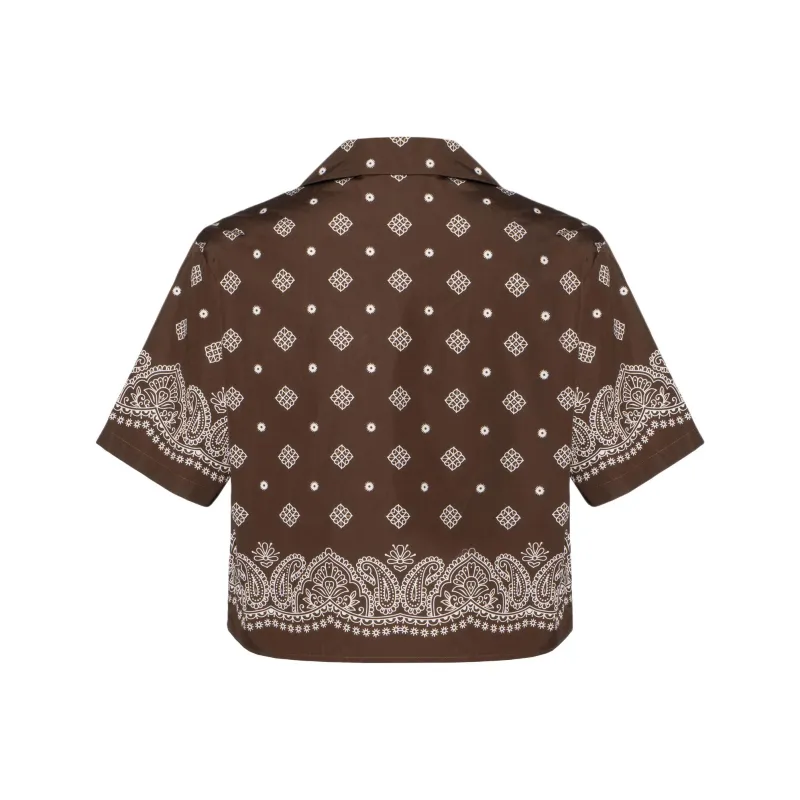 MIU MIU SS25 Shirt Women's Brown-1