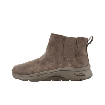 Skechers GO Walk Arch Fit 2.0 Short Chelsea Boots Women's Brown