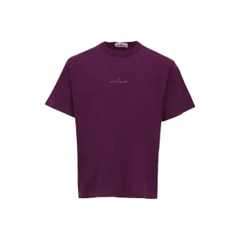 STONE ISLAND T Shirt Men's Purple