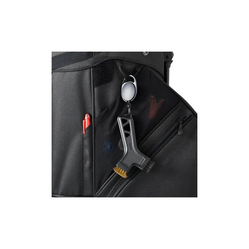 DECATHLON Polyester Golf Bag Storage Bag For Travel Unisex Black-3