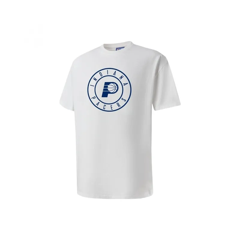 NBA Pacers Team Culture Collection T Shirt Unisex White Pacers-0