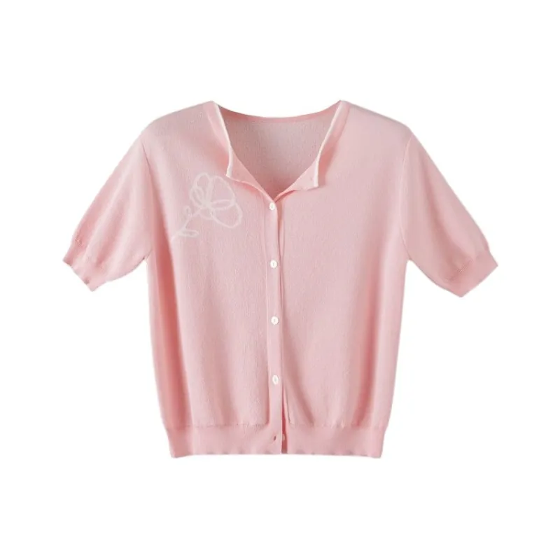 Late White Knitwear Women's Pink-0