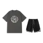 2 Pack (Dark Gray Top+Black Shorts)