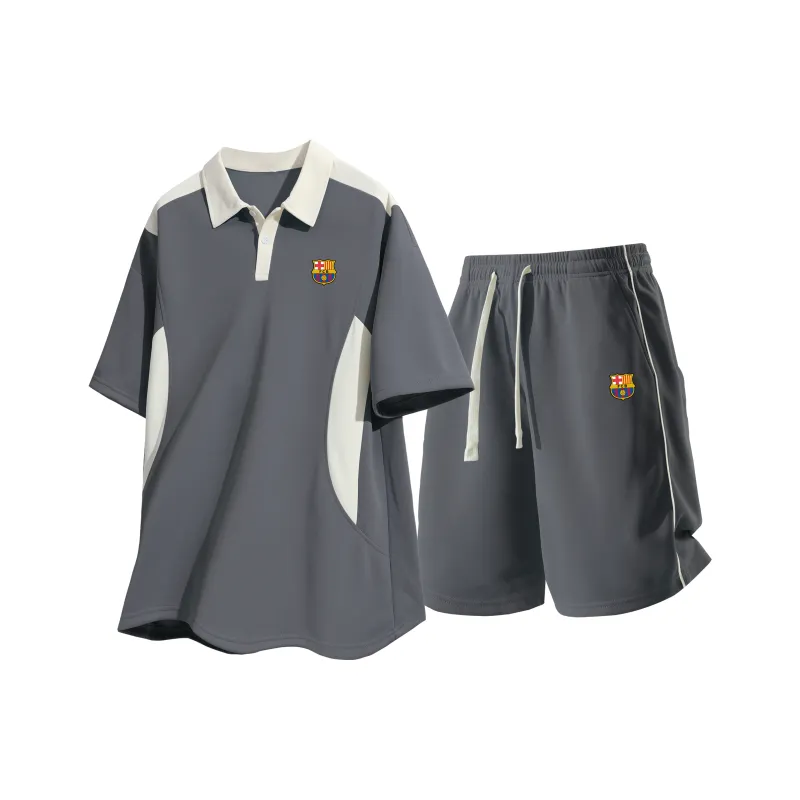 FCB ARCELONA Casual Sportswear Unisex 2 Piece Set-2