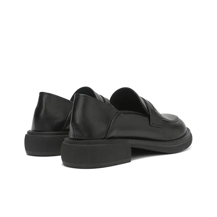 DAPHNE Loafers 3CM Women's Black-6