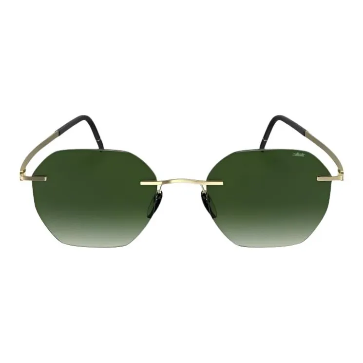 SILHOUETTE Titanium Square Sunglasses Unisex-1